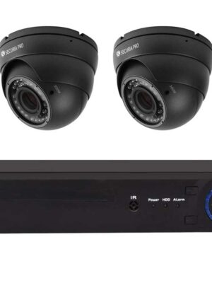 Securia Pro IP kamerový systém 8MPx NVR2CHV8-B DOME Nahrávanie: 6TB disk