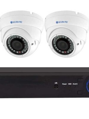 Securia Pro IP kamerový systém 8MPx NVR2CHV8-W DOME Nahrávanie: 6TB disk