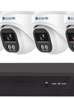 Securia Pro IP kamerový systém NVR4CHV4S-W DOME smart