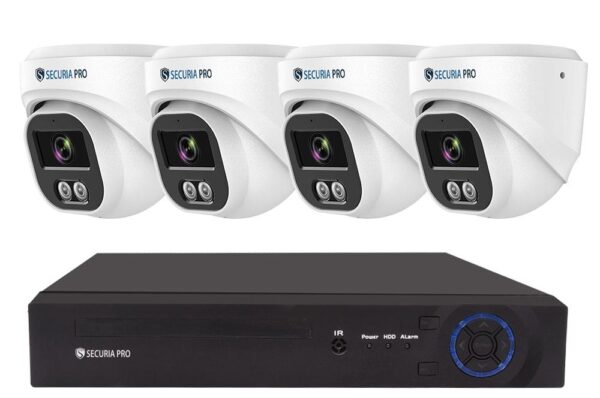 Securia Pro IP kamerový systém NVR4CHV5S-W DOME smart