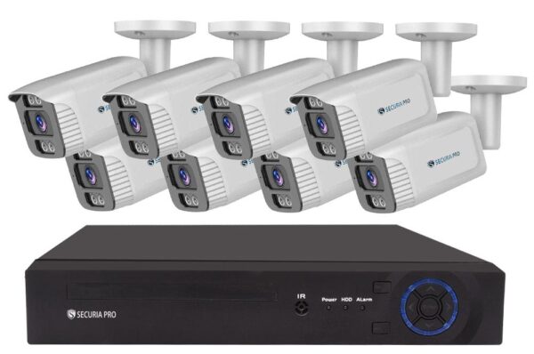 Securia Pro IP kamerový systém NVR8CHV5S-W smart