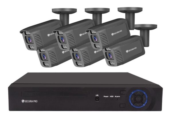 Securia Pro IP kamerový systém  NVR6CHV4S-B smart