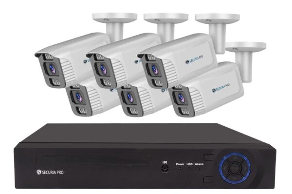 Securia Pro IP kamerový systém  NVR6CHV4S-W smart