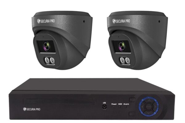 Securia Pro IP kamerový systém NVR2CHV4S-B DOME smart