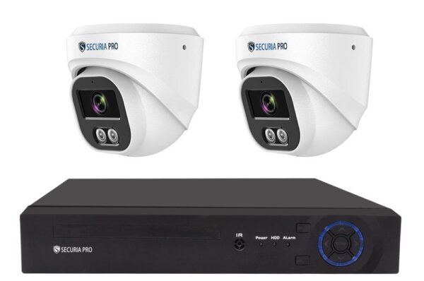 Securia Pro IP kamerový systém NVR2CHV4S-W DOME smart