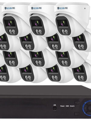 Securia Pro IP kamerový systém NVR16CHV5S-W DOME smart