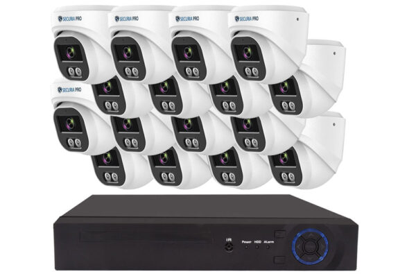 Securia Pro IP kamerový systém NVR16CHV5S-W DOME smart