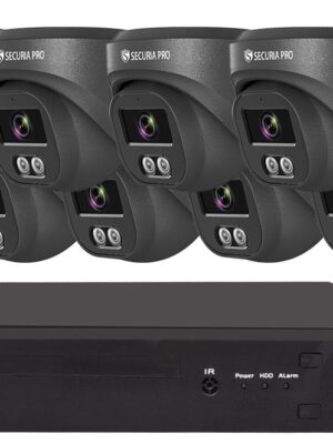 Securia Pro kamerový systém NVR8CHV8S-B DOME smart